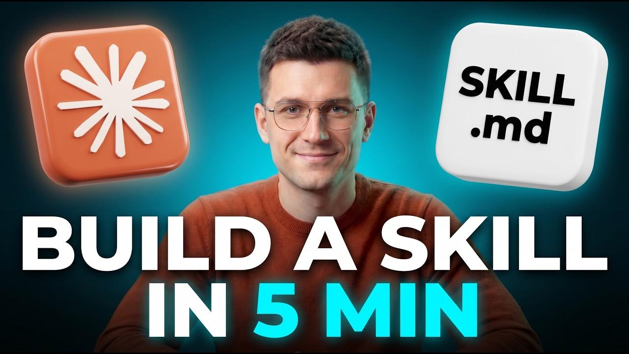 Skills Give Claude Super Powers, Here's How to Build One in 5 Min