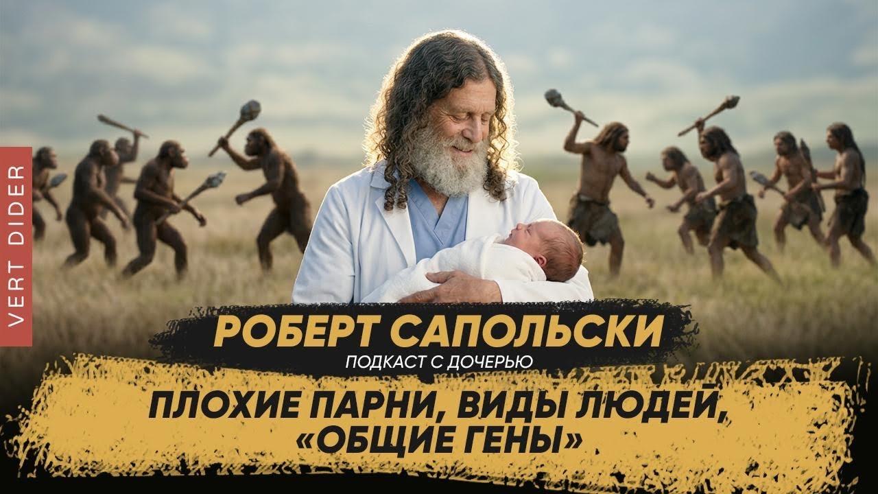 Плохие парни, виды людей, «общие гены» Интервью отца и чада #119 [Robert Sapolsky]